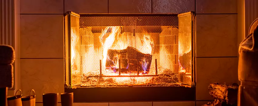 Mendota Hearth Landscape Fireplace Installation in Ocean Acres, New Jersey