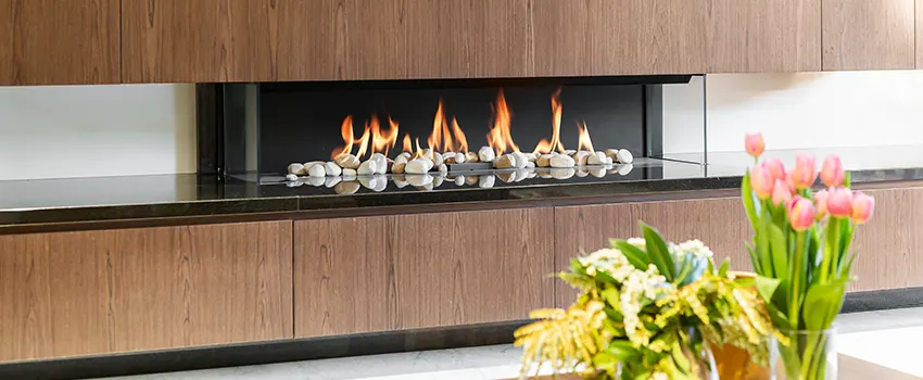 Double-height Fireplace Design Refurbishment in Ocean Acres, New Jersey
